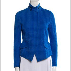 Akris Punto Blazer Blue Size Small